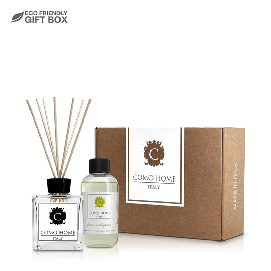 Como Home Diffusore bastoncini 250 ml Fico e Melograno